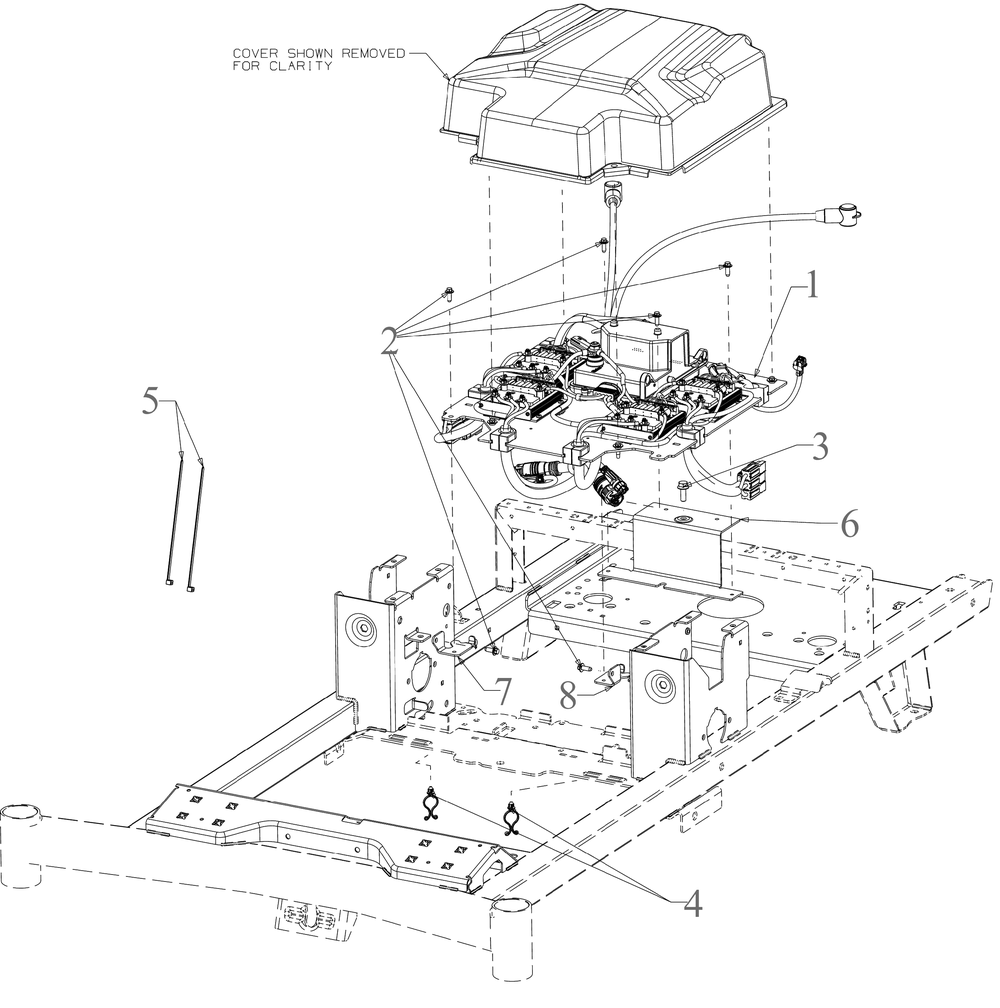 Electrical Diagram and Parts List for ZT1-42E (34ABA2CSB10)(2023) Cub Cadet Lawn Tractor